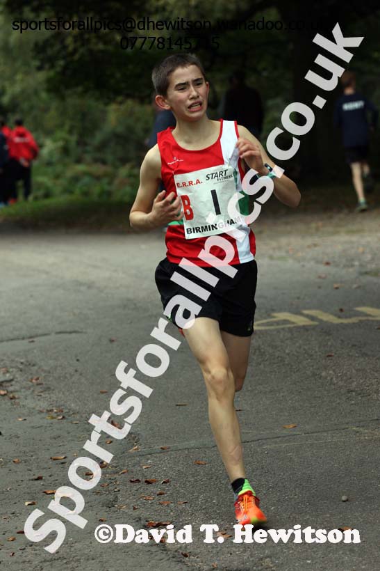 Boys under-13s ERRA Road Relays, Sutton Coldifield, Birmingham. Photo: David T. Hewitson/Sports for All Pics